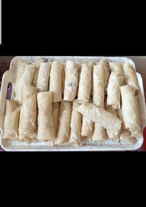 A picture of Spring rolls #4weeks challenge.