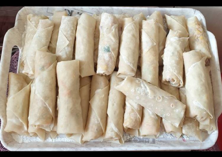 Recipe of Spring rolls #4weeks challenge in 21 Minutes for Young Wife