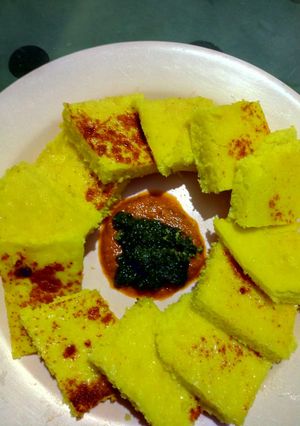 A picture of Live Dhokla.