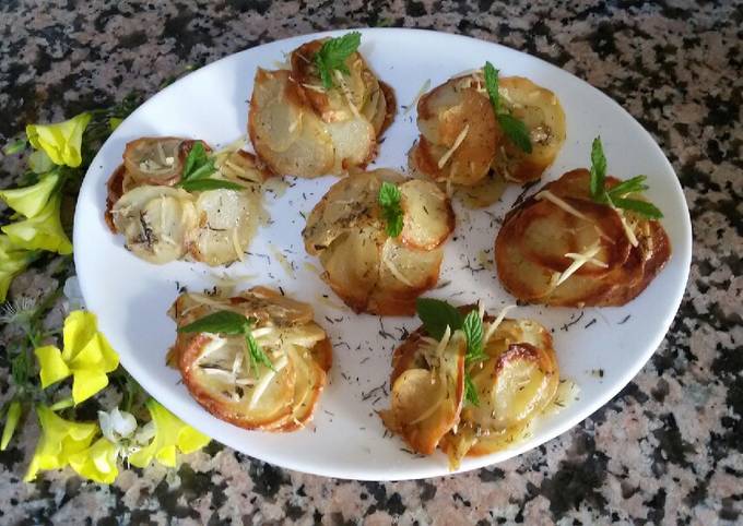 Mille Feuille De Pommes De Terre De Isabel Maloum Cookpad