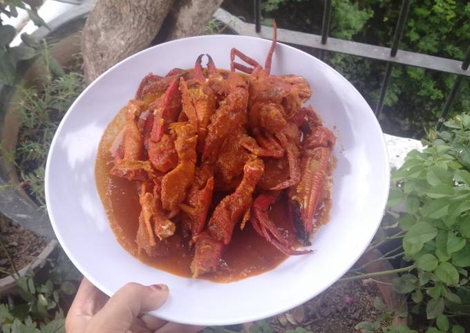 Kepiting saus padang