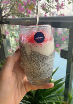 Hình của món Chia Pudding.