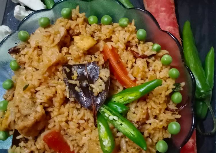 Recipe of Homemade Hyderabadi veg dum biryani