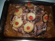 Una foto de cerdo a la cacerola