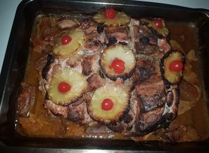 Una foto de Pierna de cerdo a la sidra 🎄🇨🇱🇩🇴