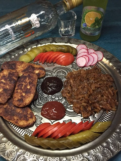 عکسی از دستور مرغ سيخی با پياز كاراملی 😍