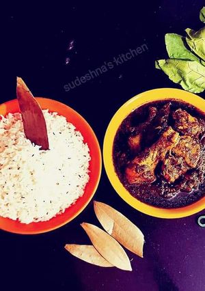 A picture of Palak Chicken.