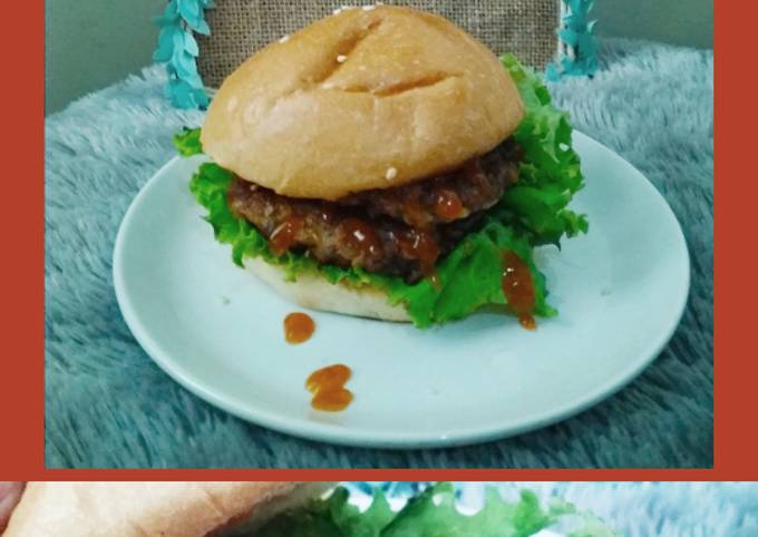 Langkah Mudah untuk Menyiapkan Patty burger daging sapi Anti Gagal