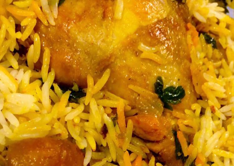 برياني دجاج بالنعناع