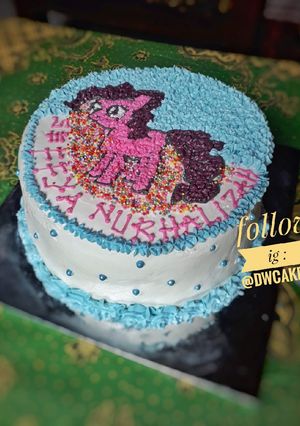 Foto resep Rainbow cake ny. Liem