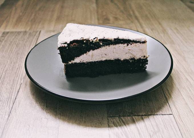 Торт "Пташине молоко" з кремом із манки🍰