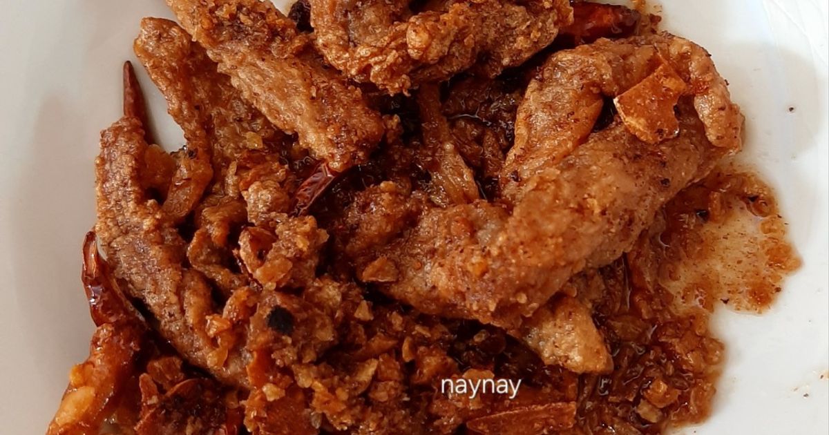 Ikan Asin Goreng Pedas Siram Minyak Goreng