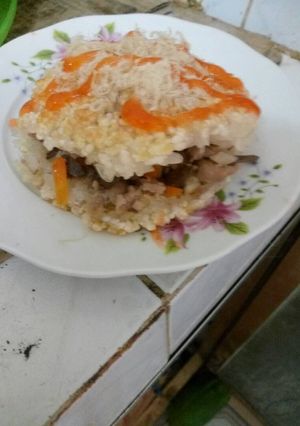 Hình của món Xôi chiên.