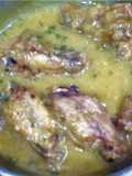 Alas de Pollo🍗con Salsa de  Miel   y Mostaza. - Sin Horno-