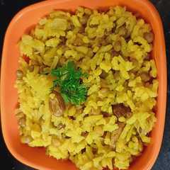 Masoor bhat (rice) for short break recipe-レシピのメイン写真