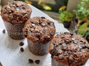 Gambar muffin pisang coklat