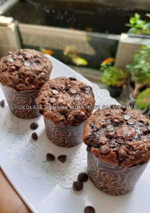 Foto resep Muffin Pisang Coklat