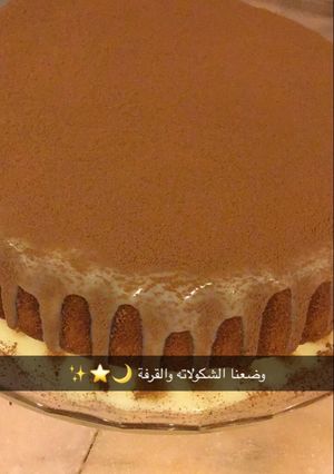 صورة لوصفة كيكه القرفه