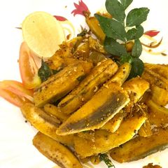 A picture of Chettinad valakkai Fry.