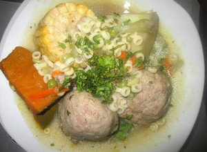 Una foto de Cazuela de albóndigas
