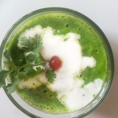 A picture of Cashew palak soup.
