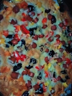 صورة لوصفة بيتزا 😋😋