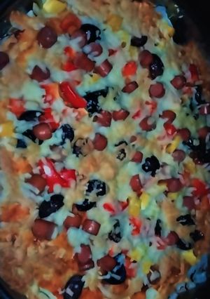 صورة لوصفة بيتزا 😋😋