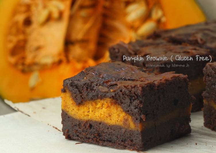 Resep Pumpkin Brownie (gluten free) Anti Gagal