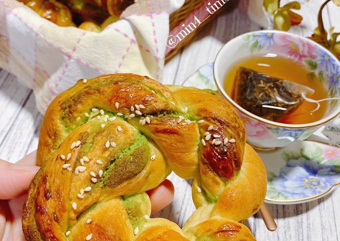 Resep Matcha Streusel Bread, Menggugah Selera