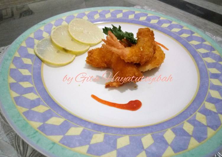 Langkah Mudah untuk Membuat Udang goreng tepung #SiapRamadan yang Lezat Sekali