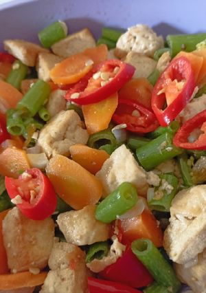 Foto resep Tumis Bunga Daun Bawang