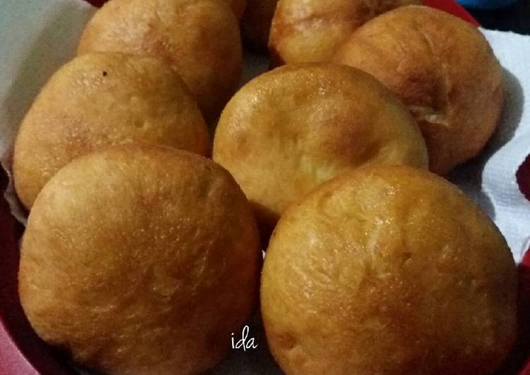 Bagaimana Menyiapkan Roti goreng isi kacang ijo (othok othok)😆, Bikin Ngiler