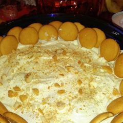 A picture of Nilla wafer banana parfait.