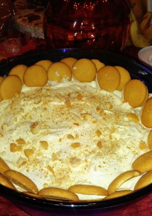 A picture of Nilla wafer banana parfait.