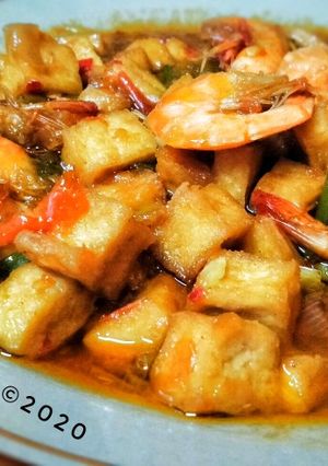 Foto resep Udang Tahu Saus Pedas Manis