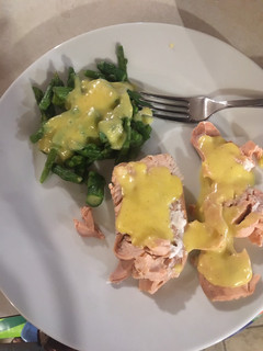 A picture of Boiled salmon.