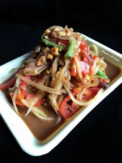 Foto resep SOM TAM (SALAD PEPAYA THAILAND)