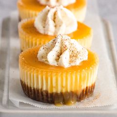 A picture of Mini Cheesecake with Biscoff Base.