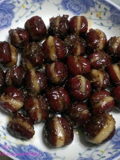 上海名點:心太軟 (糯米紅棗) 的食譜成品照片