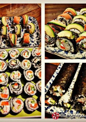 Φωτογραφία της συνταγής Sushi-Maki γρήγορη υπερπαραγωγή!!!