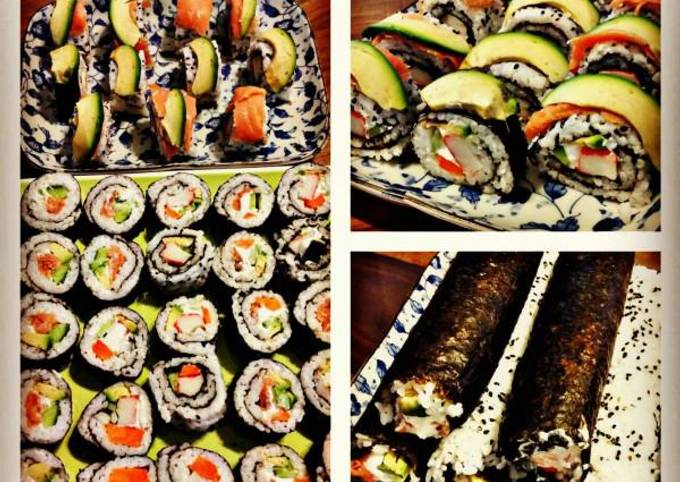 κύρια φωτογραφία συνταγής Sushi-Maki γρήγορη υπερπαραγωγή!!!