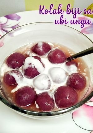 Foto resep Kolak biji salak ubi ungu