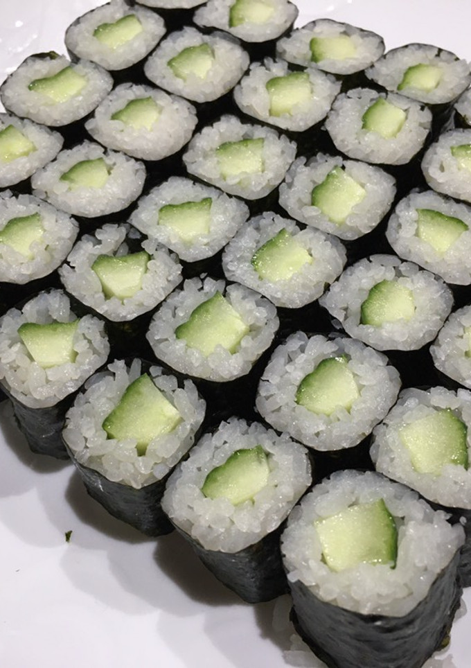 A picture of How to make cucumber roll at your home.