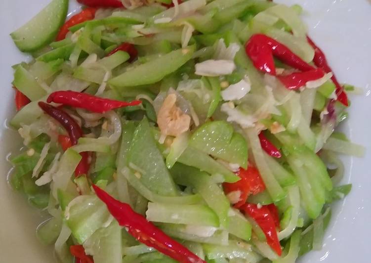 Resep Tumis jipang urang dawu (ebi kering) Anti Gagal