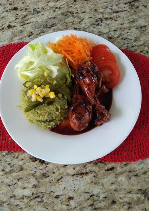 Una foto de Pollo con miel al piquín