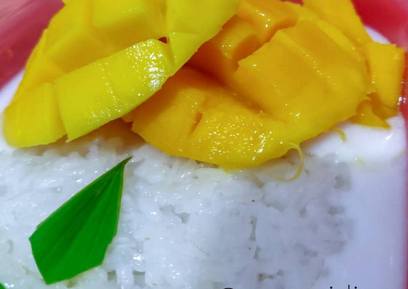 Mango sticky rice (cepat, ga pake lama)
