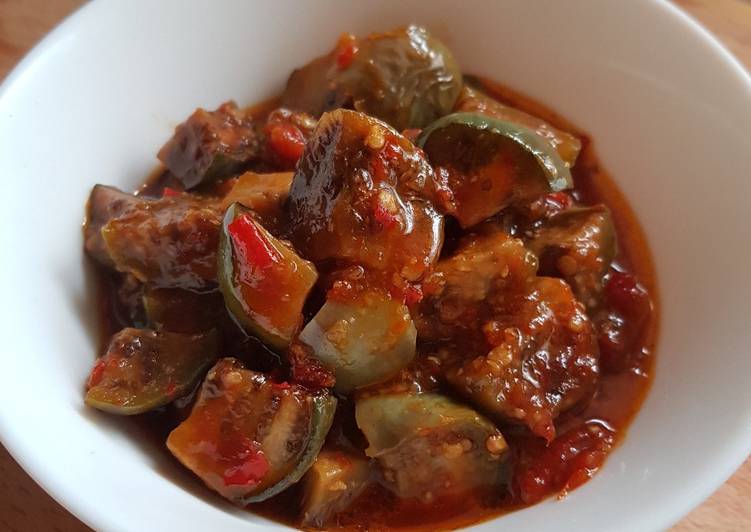 88. Balado Terong Bulat