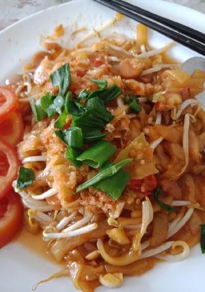 Foto resep Kwetiau goreng siram sambal bawang