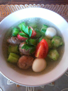 Foto resep Sup oyong bakso