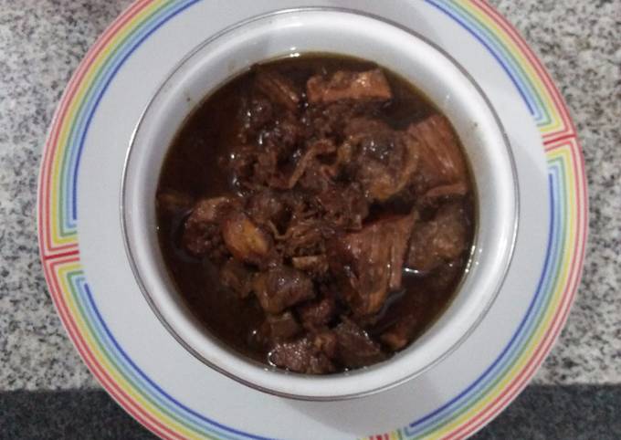 Semur daging sapi praktis